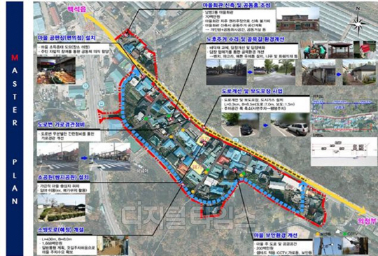 대표적인 주거 취약지역인 양주 남방 마을이 새뜰마을로 거듭난다. <국토교통부 제공>